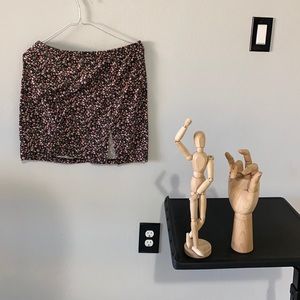 Flower Mini Skirt